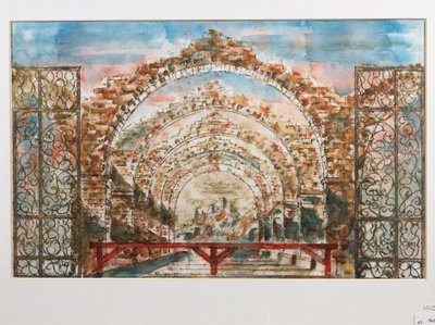 Diseño de escenario para el ballet 