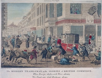 El comerciante moderno, o las glorias del comercio británico, 1774 de G Terry