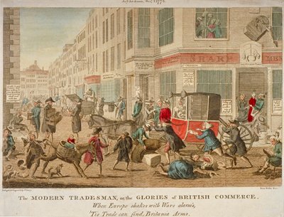 El comerciante moderno, o las glorias del comercio británico, 1774 de G Terry