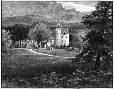 Castillo de Abergeldie, Aberdeenshire, Escocia, 1900 de G. W. Wilson and Company