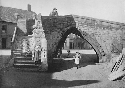 Puente Viejo en Crowland, Lincolnshire, c. 1896 de G. W. Wilson and Company