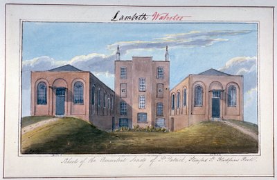 Edificio de la Sociedad Benevolente de San Patricio, Stamford Street, Southwark, Londres, c. 1825 de G Yates