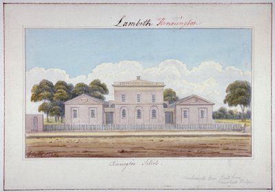 Escuelas de Kennington, Camberwell New Road, Lambeth, Londres, 1826 de G Yates