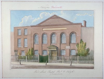 Capilla Independiente de West Street, Southwark, Londres de G Yates