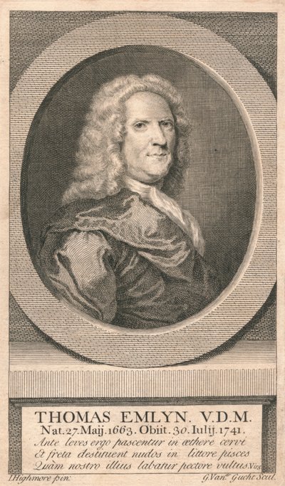 Thomas Emlyn, V.D.M., 1742 de G van der Gucht