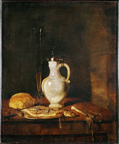 Desayuno de arenque ... de Gabriel (attr. to) Metsu