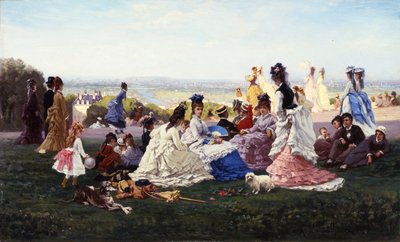Domingo en Bellevue, 1874 de Gabriel Amable de Lafoulhouze