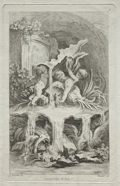 Libro de Fuentes: No. 7, c. 1736 de Gabriel Huquier