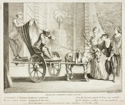 Placa del Livre de Scènes Comiques de Gabriel Huquier