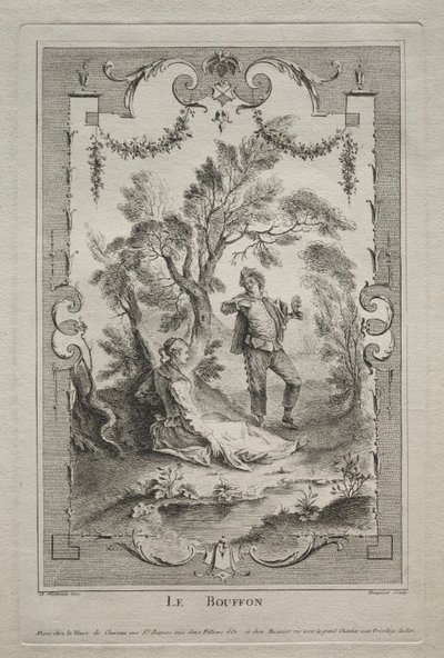 El bufón, arabesco de Gabriel Huquier