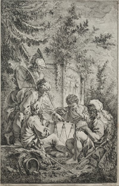 La primera guardia de Gabriel Huquier