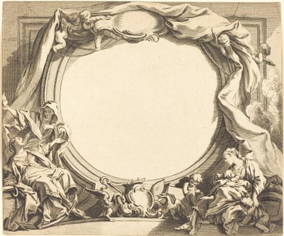 Fe y caridad de Gabriel Huquier after François Boucher