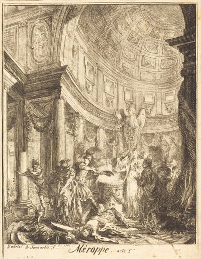 Merope de Gabriel Jacques de Saint Aubin