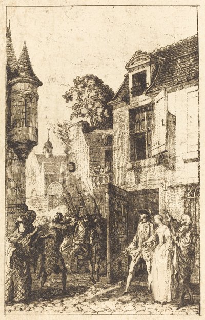 Nunca se piensa en todo de Gabriel Jacques de Saint Aubin