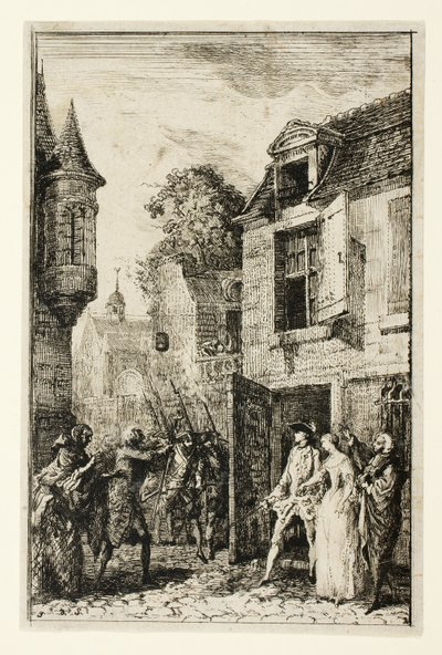 Nunca se piensa en ello en absoluto de Gabriel Jacques de Saint Aubin