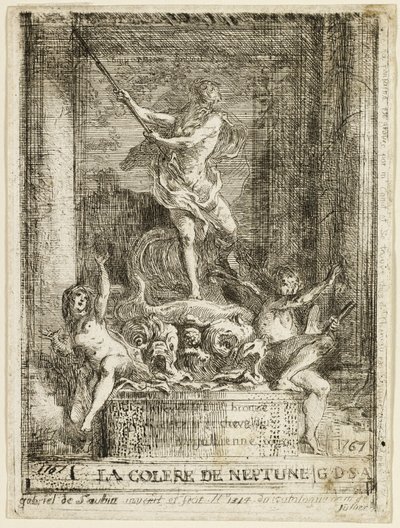Fuente "La ira de Neptuno" de Gabriel Jacques de Saint Aubin