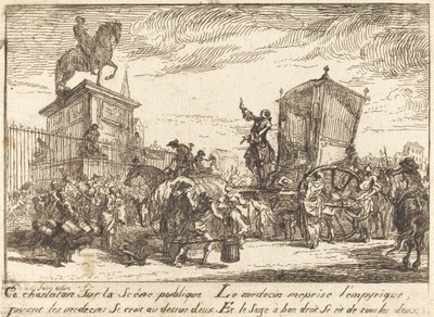 El Charlatán de Gabriel Jacques de Saint Aubin