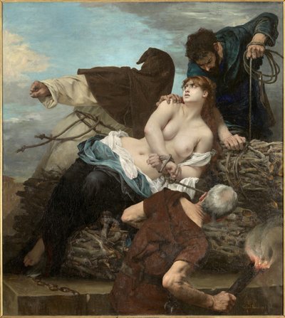 Escena de la Inquisición en España de Gabriel Joseph Marie Augustin Ferrier