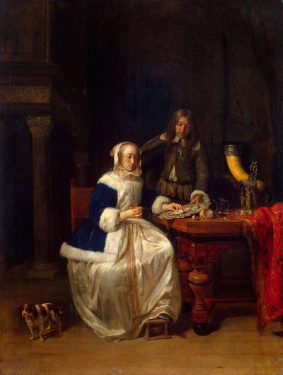 Desayuno, c. 1660 de Gabriel Metsu