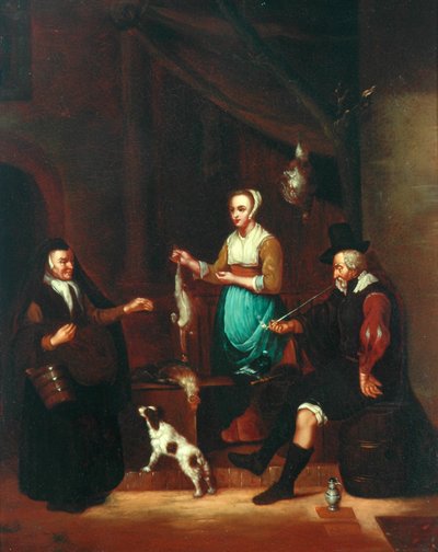 El vendedor de aves de Gabriel Metsu