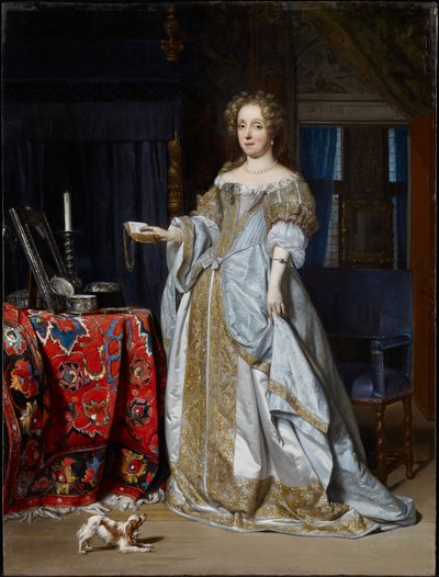 Retrato de una dama de Gabriel Metsu