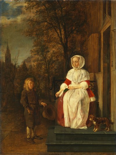 La limosna, c.1660 de Gabriel Metsu