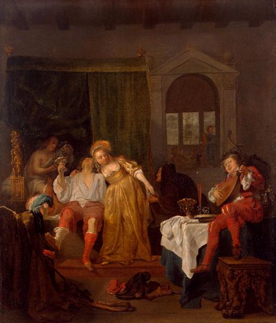 La parábola del hijo pródigo, 1640s de Gabriel Metsu