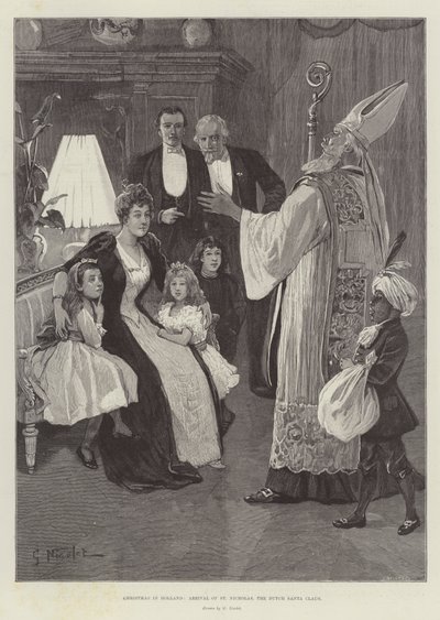 Navidad en Holanda, llegada de San Nicolás, el Santa Claus holandés de Gabriel Nicolet