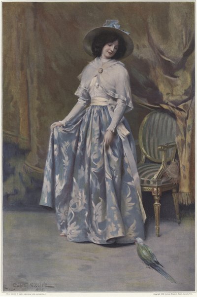 Retrato en Azul de Gabriel Nicolet