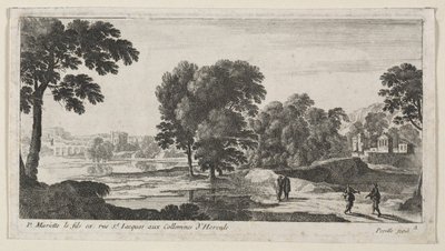Paisaje con figuras de Gabriel Perelle