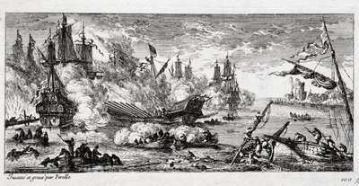 Batalla naval de Agosta (actual Augusta en Sicilia) entre la flota francesa y una alianza española y holandesa el 22 de abril de 1676. También llamada la Batalla del Monte Gibel o la Batalla de Famagusta de Gabriel Perelle