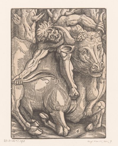 Hércules lucha con Acheloüs
Trabajos de Hércules (título de la serie) de Gabriel Salmon