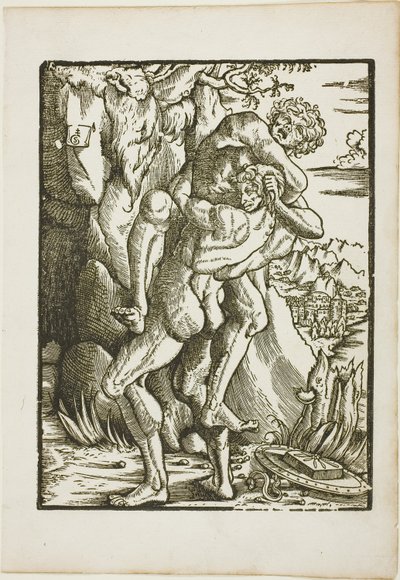 Los trabajos de Hércules: Hércules y Anteo de Gabriel Salmon