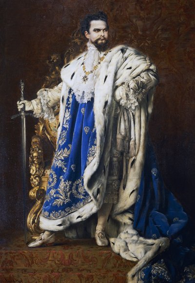 Rey Luis II de Baviera (1845-1886) de Gabriel Schachinger