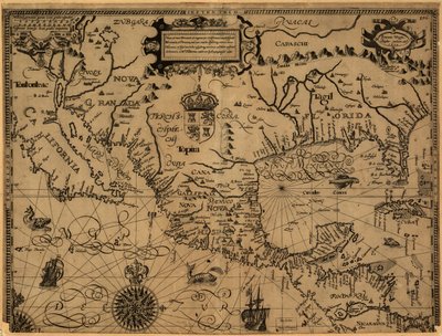Nova et rece terraum et regnorum Californae, nouae Hispaiae Mexicanae, et Peruviae de Gabriel Tatton