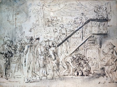 Le Grand Café 1759 de Gabriel de Saint Aubin