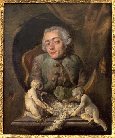 Retrato de un artista jorobado de Gabriel de Saint Aubin