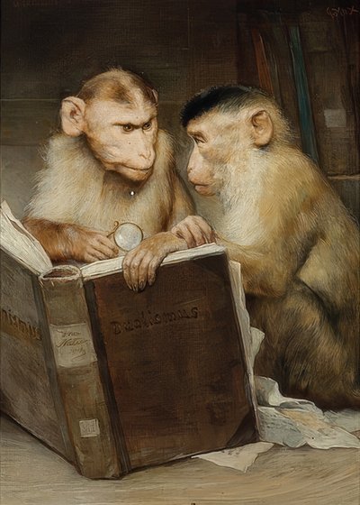 Los eruditos de Gabriel von Max