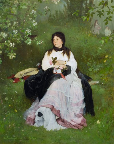 Un cuento de hadas de primavera de Gabriel von Max
