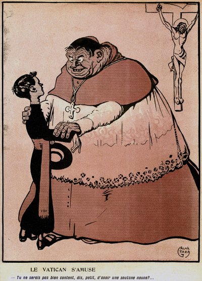 Viñeta en el diario de humor político francés "L