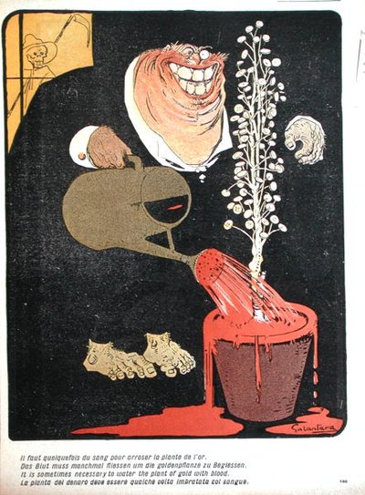 La planta dorada regada con sangre, de 
