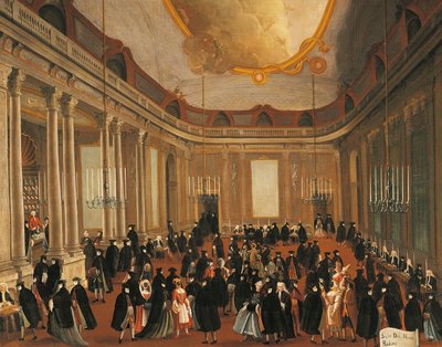 Italia, Venecia, El vestíbulo de Gabriele Bella