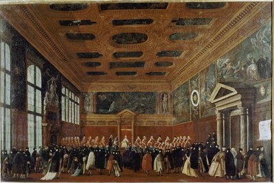 Recepción de Embajadores en el Colegio de Gabriele Bella