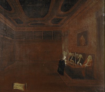 El Tribunal Supremo de los Cuarenta, detalle de Gabriele Bella