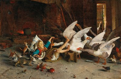 Una catástrofe, 1887 de Gaetano Chierici