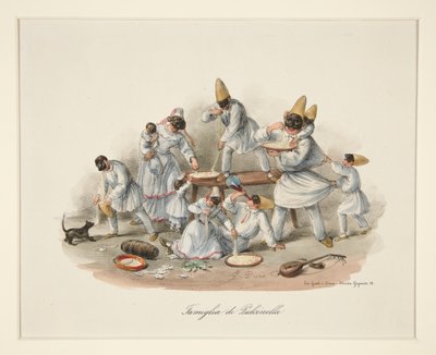 familia Pulcinella de Gaetano Dura