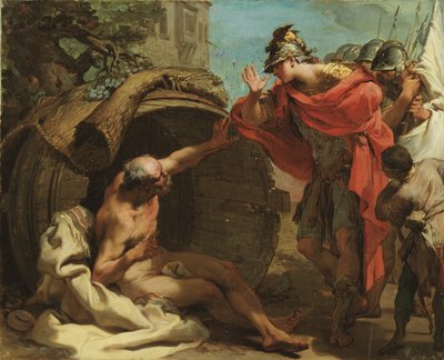 Alejandro y Diógenes de Gaetano Gandolfi