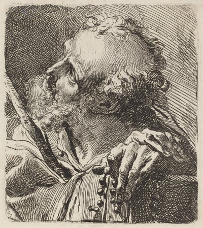 Busto de un Santo de Gaetano Gandolfi