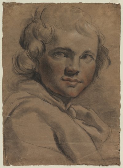 Cabeza de un joven, 1780s de Gaetano Gandolfi