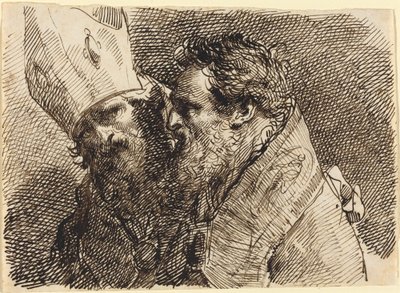 Cabezas de Dos Obispos de Gaetano Gandolfi